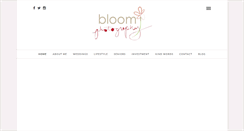 Desktop Screenshot of bloomphotographybykara.com